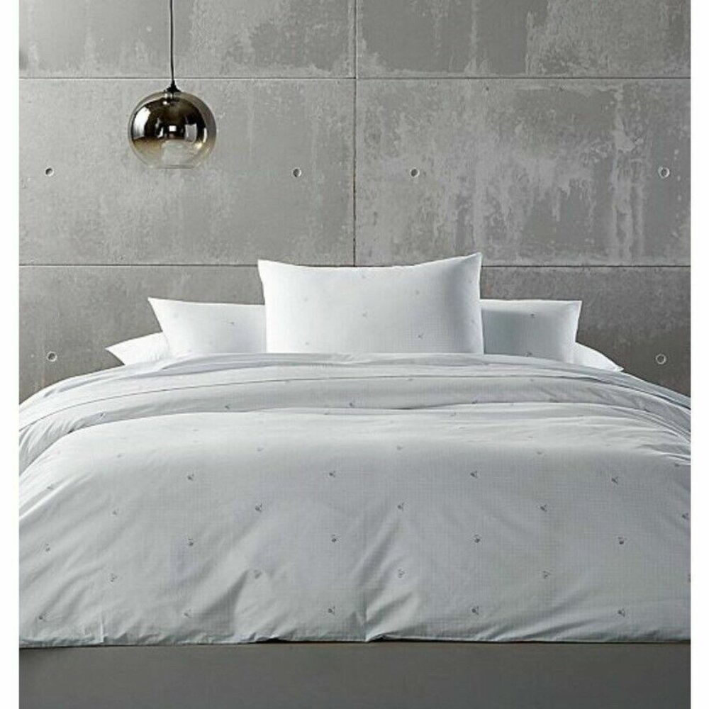 $365 Calvin Klein Duvet Cover Set 3pc- King Duvet + 2 King Shams PARERRES Cloud